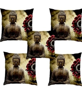 Buddha digital print cushion cover