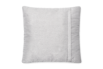 Elegant beige leaf print cushion cover with botanical pattern for sofa and living room décor
